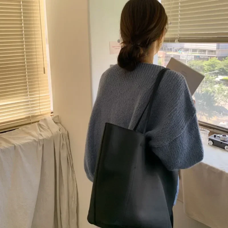 Neue Chic Herbst/Winter V-ausschnitt Strickjacke frauen Lange-ärmeln Pullover einreiher Strickwaren Süße Casual Mode oberbekleidung