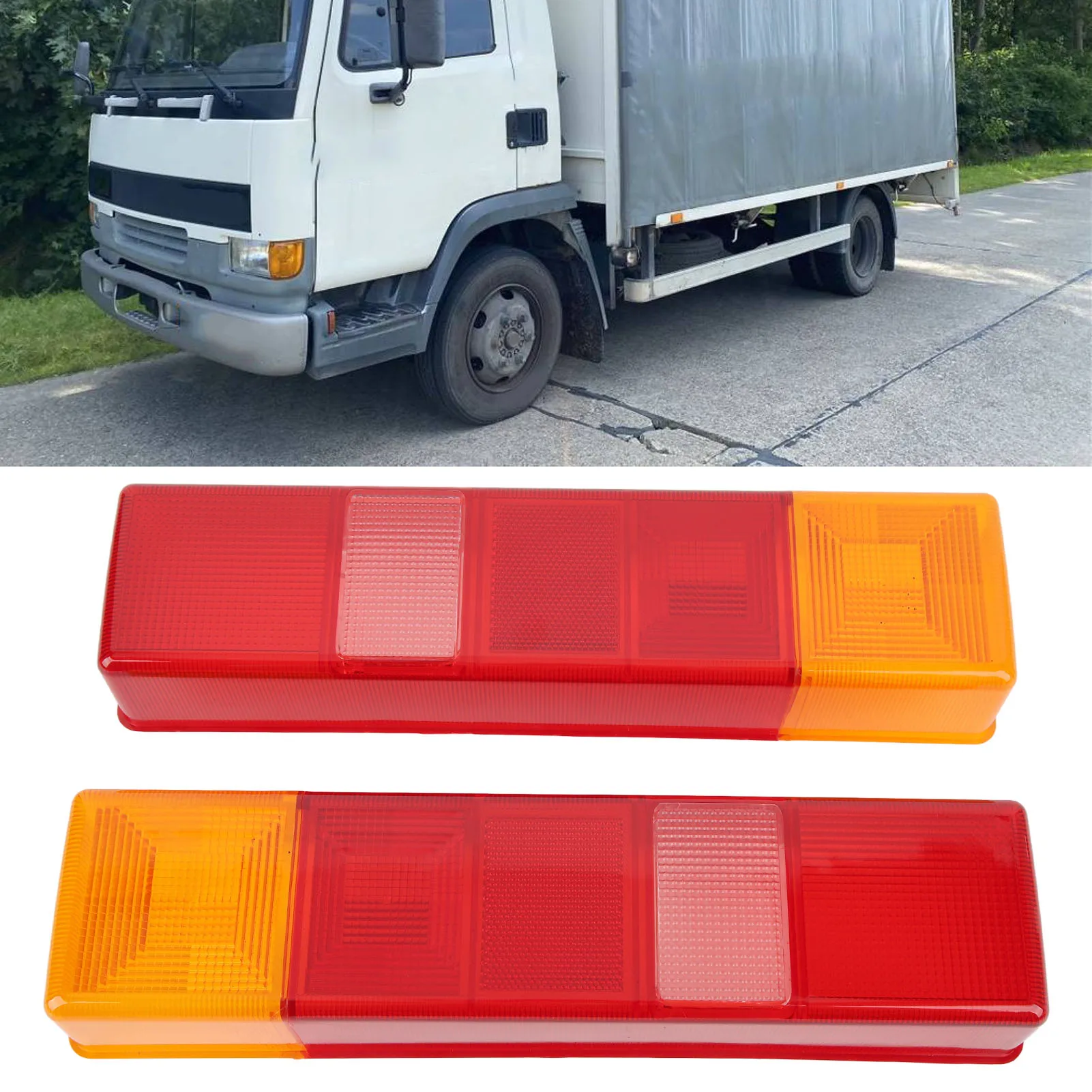 Для Ford Transit MK3 MK4 MK5 MK6 1 пара левый + правый боковой задний фонарь объектив крышка заднего фонаря BP17 1547