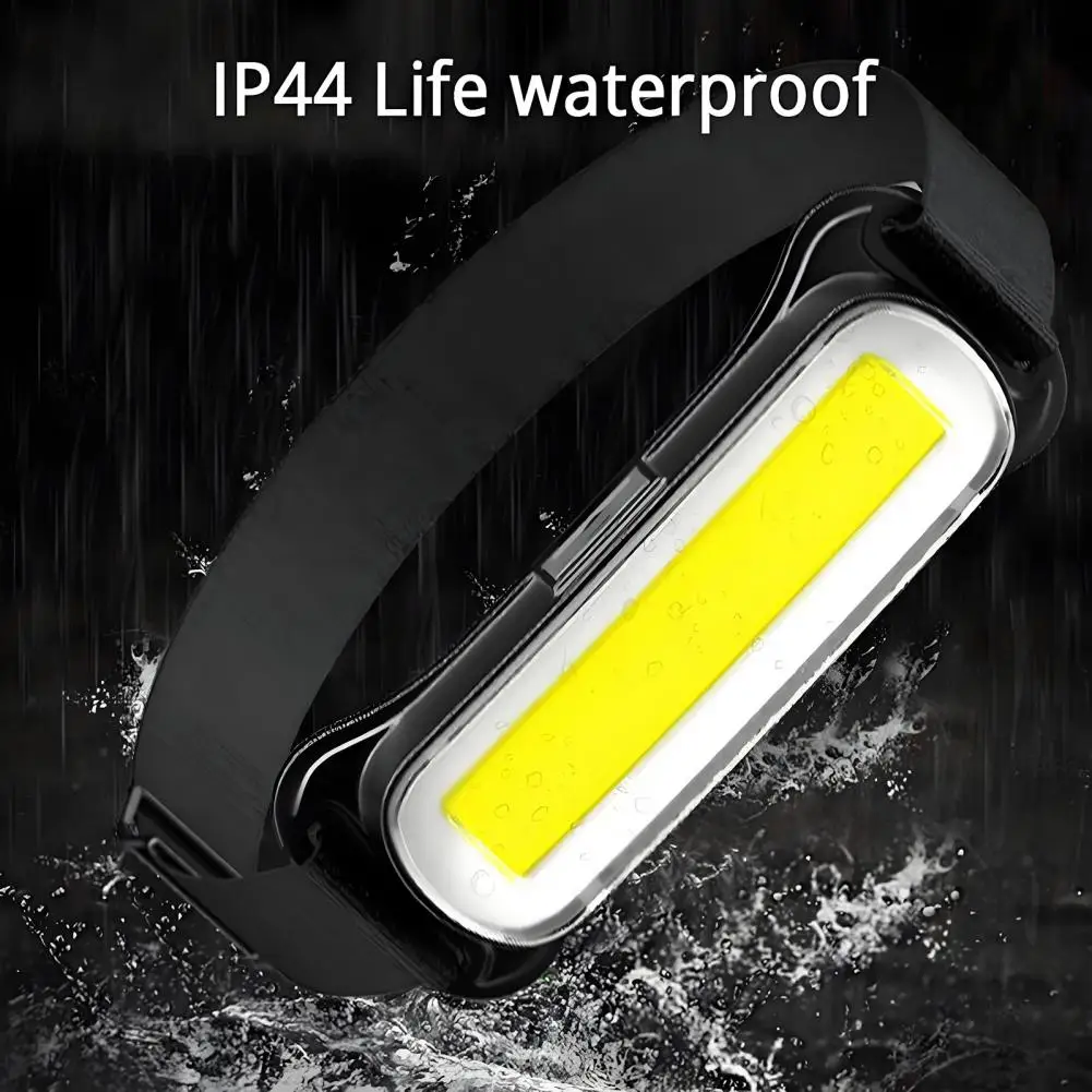 

Multi-function Headlight 3 Modes Adjustable Waterproof USB Rechargeable Hands-free Lightweight Outdoor Camping Night Running Fis