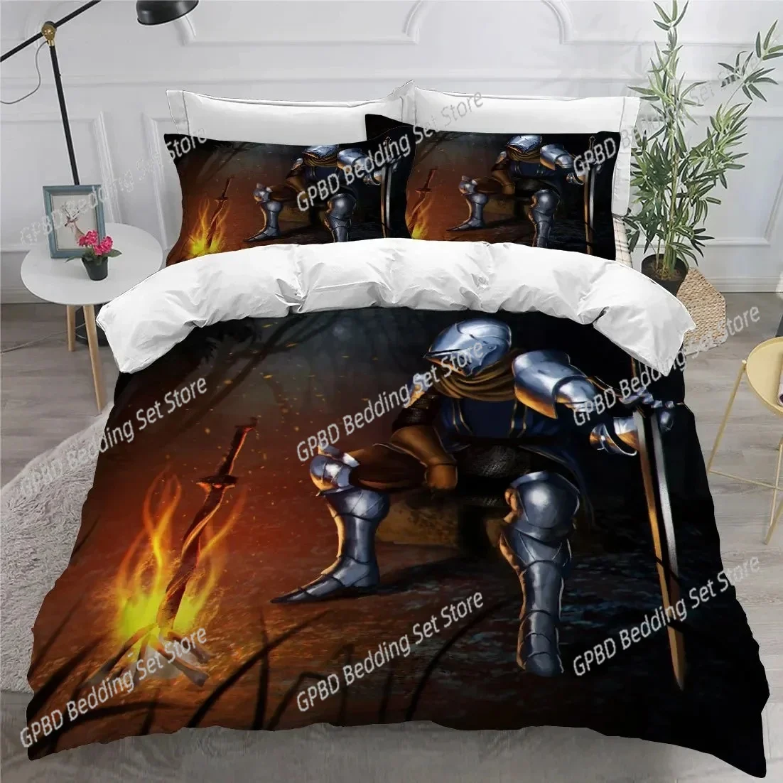 

3D принт Священные рыцари, удобный пододеяльник, наволочка, комплект постельного белья, украшение для детской спальни, домашний текстиль
