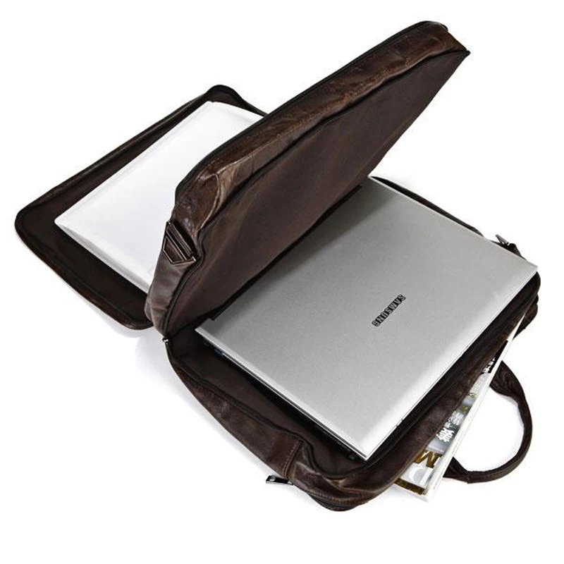 Valigetta da uomo in vera pelle di lusso borsa da lavoro in pelle da ufficio borsa per laptop da 15 pollici borsa a tracolla borsa a tracolla per documenti M067
