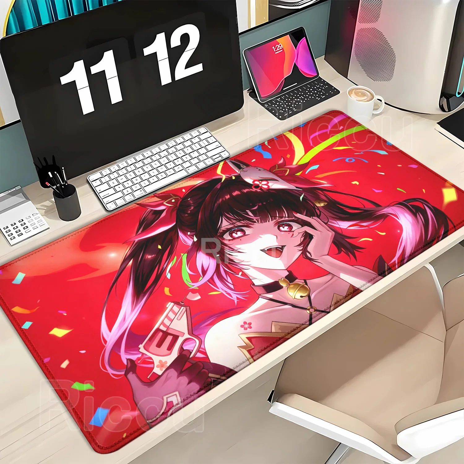Gaming Honkai Star Rail Sparkle Mouse Pad PC Cute Gamer Anime Girl Mousepad Laptop Accessories Keyboard Rug Kawaii Soft Desk Mat