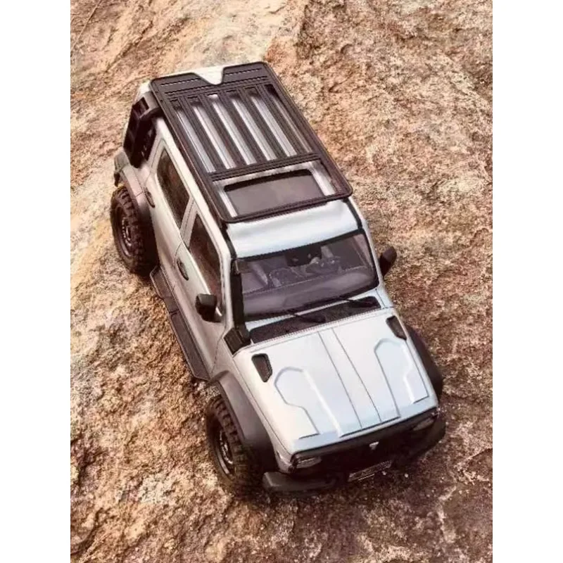 KM 트랙션 취미 1/8 Tank300 크롤러 트럭 시뮬레이션 수하물 랙 사다리 키트 Rc 자동차 옵션 업그레이드 부품 액세서리