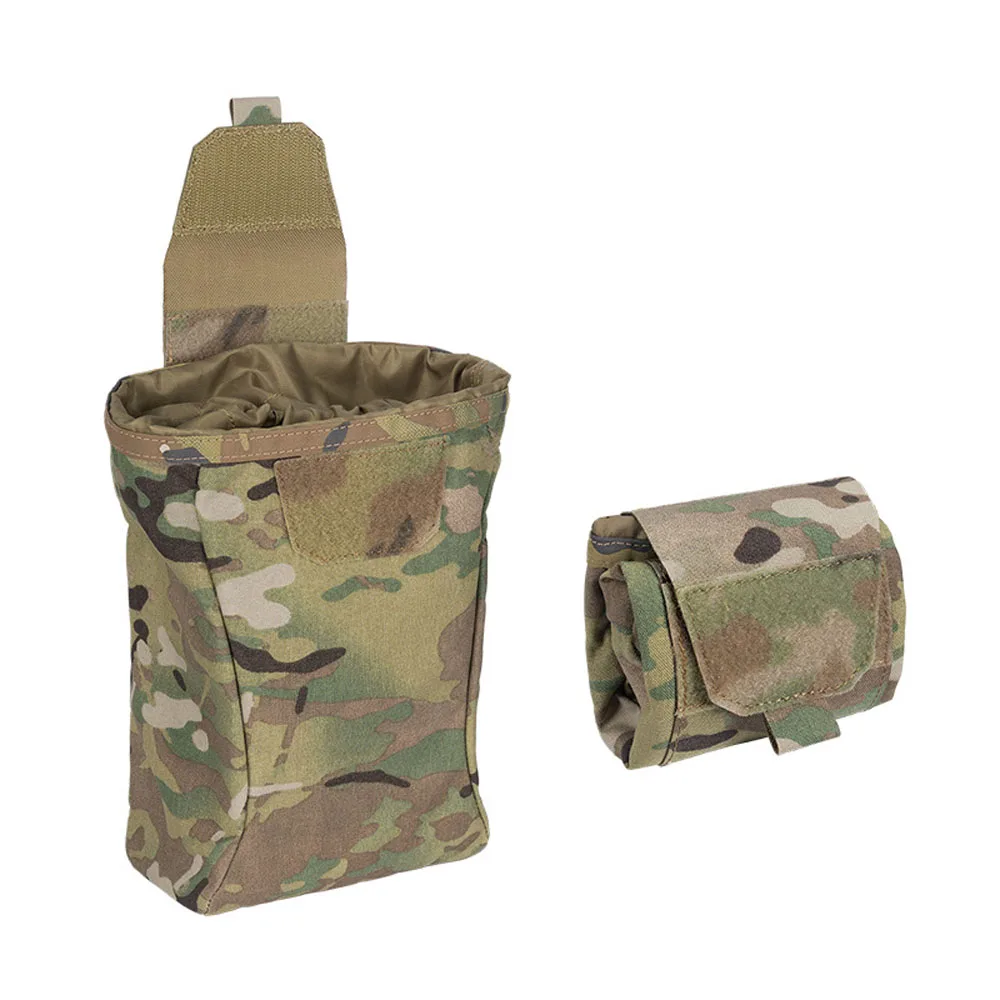 Tactical Molle EDC Dump Drop Pouch Large Capacity Camo Foldable Recycling Waist Bag Hunting Tool  Accessory Bag Pouches