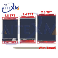SPI Serial Display With Touch 1.8 2.4 2.8 Inch SPI TFT LCD ILI9341 ST7789 Driver Chip Serial Port Module 240x320 Touch Panel