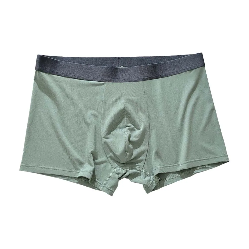 

Large Size Fashion Thin Ice Silk Boxer Briefs Seamless Underpants Men Ice Silk Boxers Lingerie Mid Waist Underwear for Men Daily