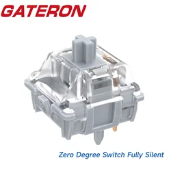 Gateron 0° Zero Silent Switch Linear Zero Degree 0 Degree Switch Gaming Mechanical Keyboard Double Rail Silent Pad MX Switches