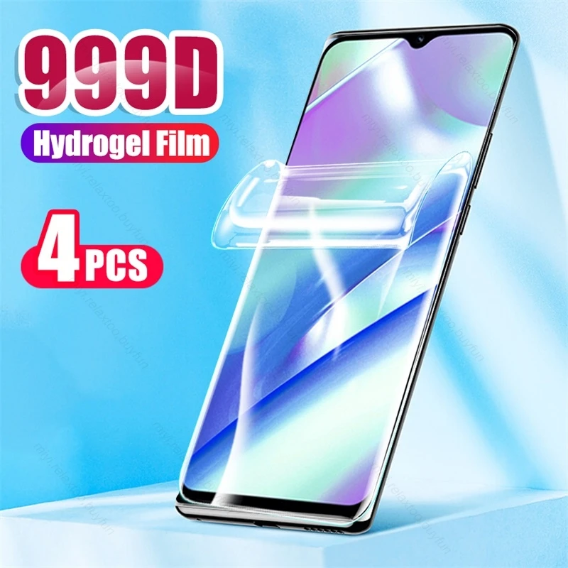 Мягкая Гидрогелевая пленка с полным покрытием 30000D для Realme C33 C 33 4G, защита экрана, не стекло на Realmi C33 Realmec33 RMX3624 6,5 дюйма, 4 шт.