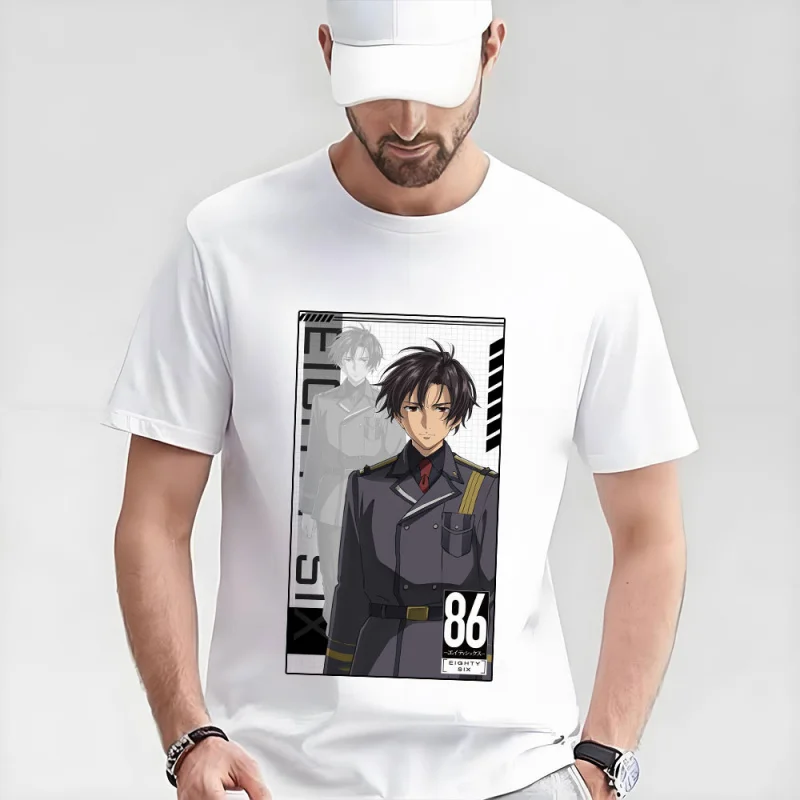 

86 Eighty Six Gift t shirt Japan Manga Graphic Tee 60526 Anime Y2K Clothes Short Sleeve All size Tops S-6XL Cartoon Streetwear