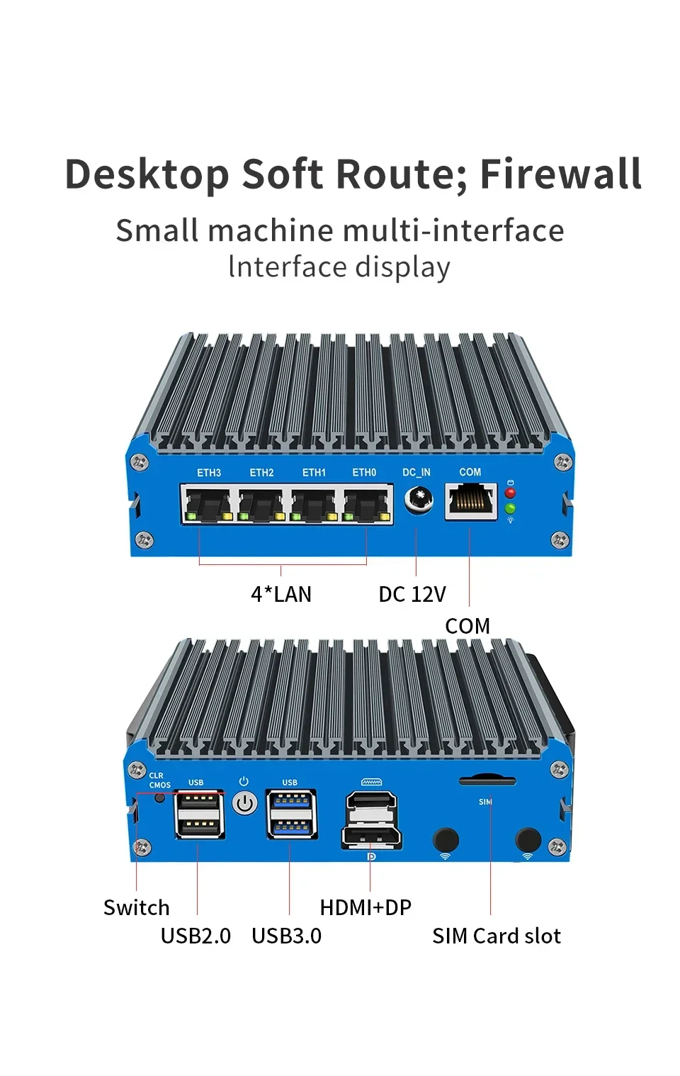 جهاز كمبيوتر صغير pfSense للجدار الناري ، G48S ، بحيرة N100 ، جهاز توجيه لين ، DDR5 ، 8 جيجابايت ، GB ، NVMe SSD ، 4 * ung G ، LAN i226 ، ESXI ،