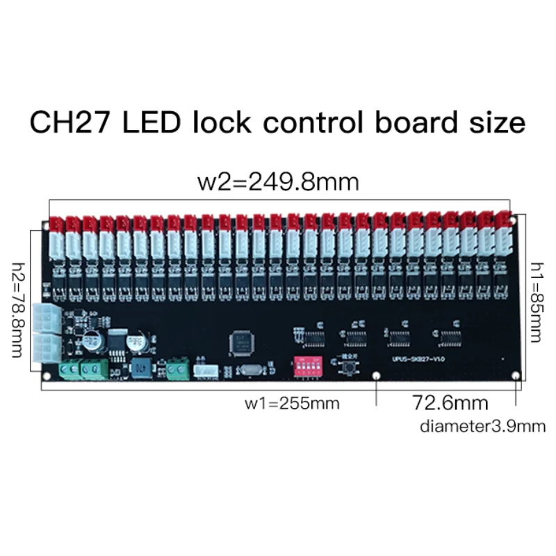 27CH 12V/24V RS485 locker Storage Cabinet controller electronic cabinet Lock Controller board