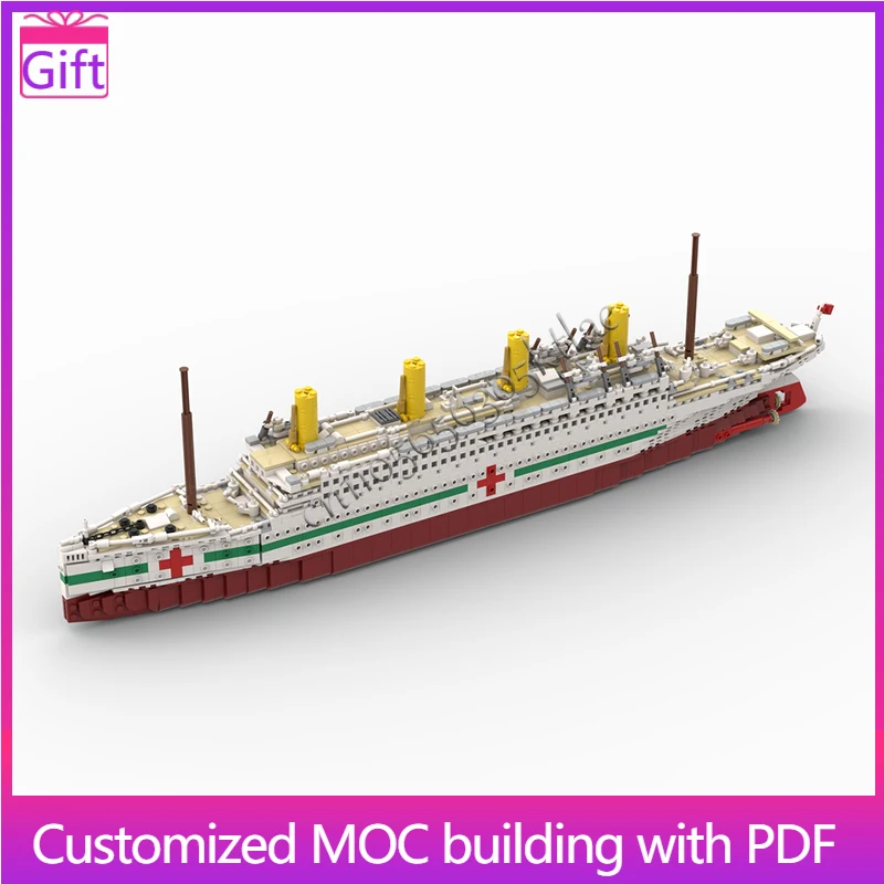 

2605 Parts Medieval Royal Medical Ship Modular Model Architecture Building Block Kids Creative Education Diy Assembly Toys Gifts