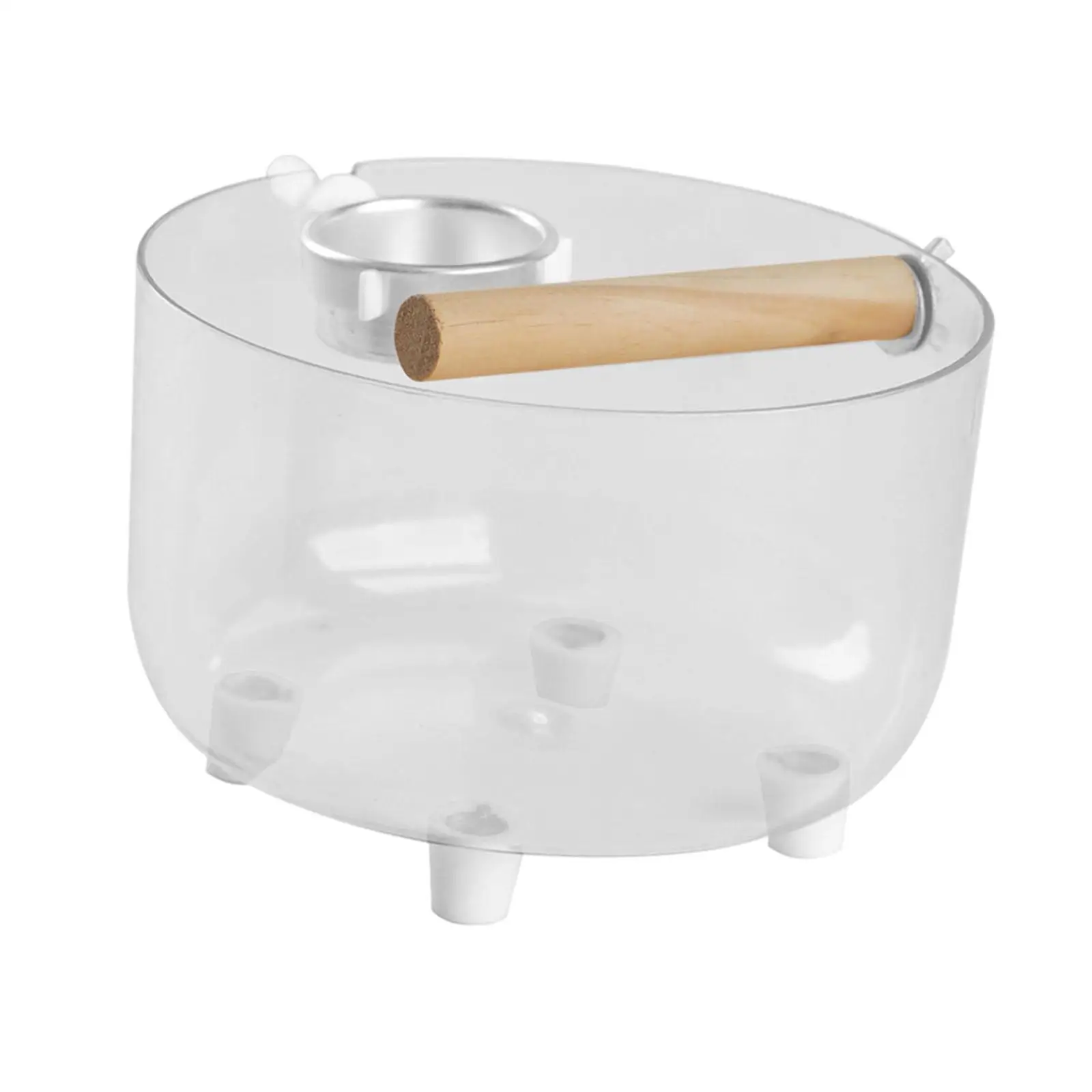 Soporte de inodoro para pájaros, decoración versátil y elegante, práctico soporte resistente, herramienta de entrenamiento para periquitos de patio, periquito de cubierta al aire libre