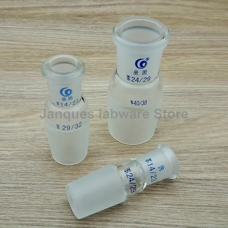 1pcs lab frosted mouth flask Adapter 14/19/24/29/34# Female to Male Adjustable joints Evaporator Condenser tube adapter