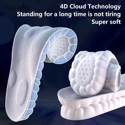 1Pair 4D Soft Shoes Insoles For Feet Plantar Fasciitis Insole Arch Support Orthopedic Inserts Sports Shock Absorption Shoe Pads