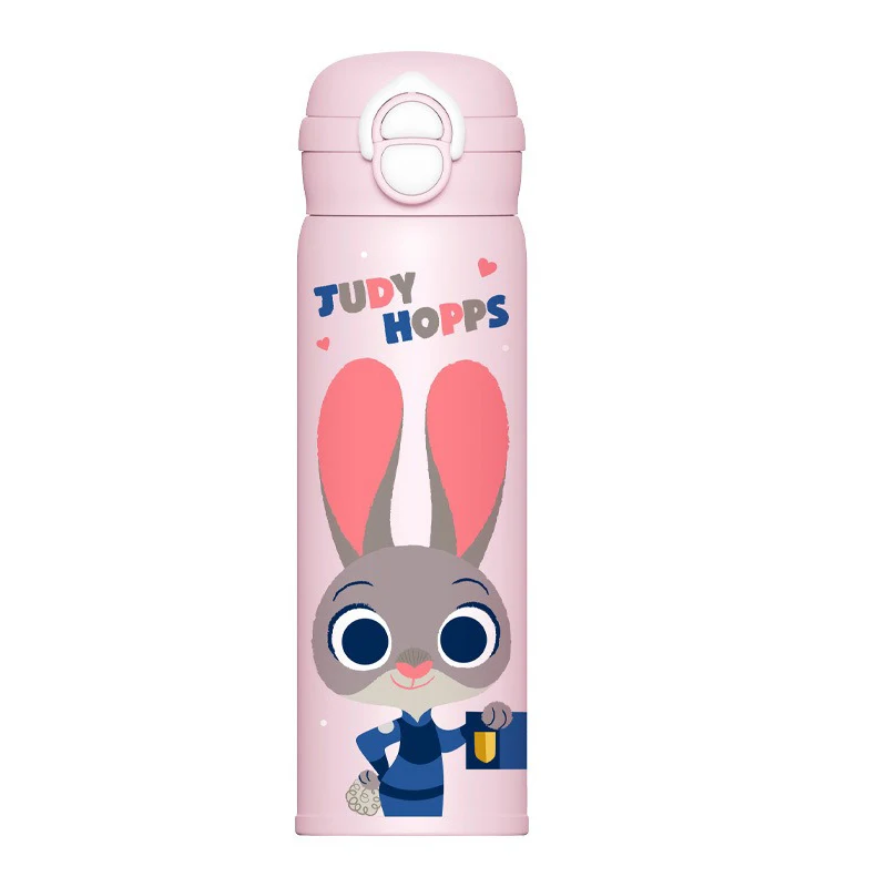 X&W 500ml For Zootopia Judy Nick Insulated Cup Cartoon Stainless