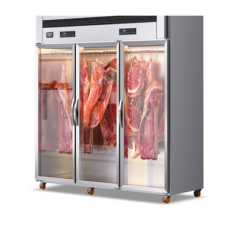 cabinet fresh-keeping cabinet fresh meat freezer pig beef mutton cabinet refrigerated vertical cold meat raw meat