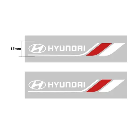 8 best sales pegatinor Hyundai Accent - №2