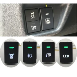 For Honda Civic CRV 2017 2018 2019 2020 2021 Refitting Parts Car Radar Mirror Heating LED Fog Light Push Button Switch with Wire