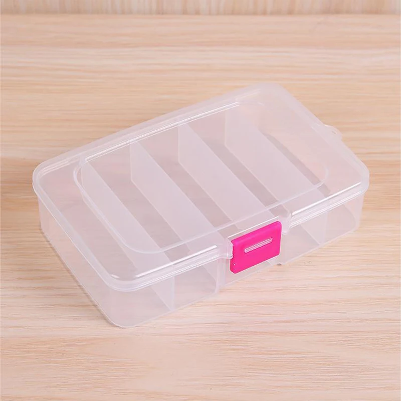 Transparent Fruit Fork Storage Box Organizer Plastic Storage Case Container For Kids Fruit Fork Organizer Display Box