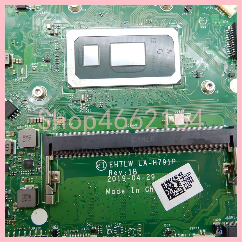 Imagem -03 - Placa-mãe Portátil para Acer Aspire Cpu i3 i5 I78th 10th Gen Mx230-v2g Gpu 0gb 4gb de Ram Mainboard A31751g Ex215-51g