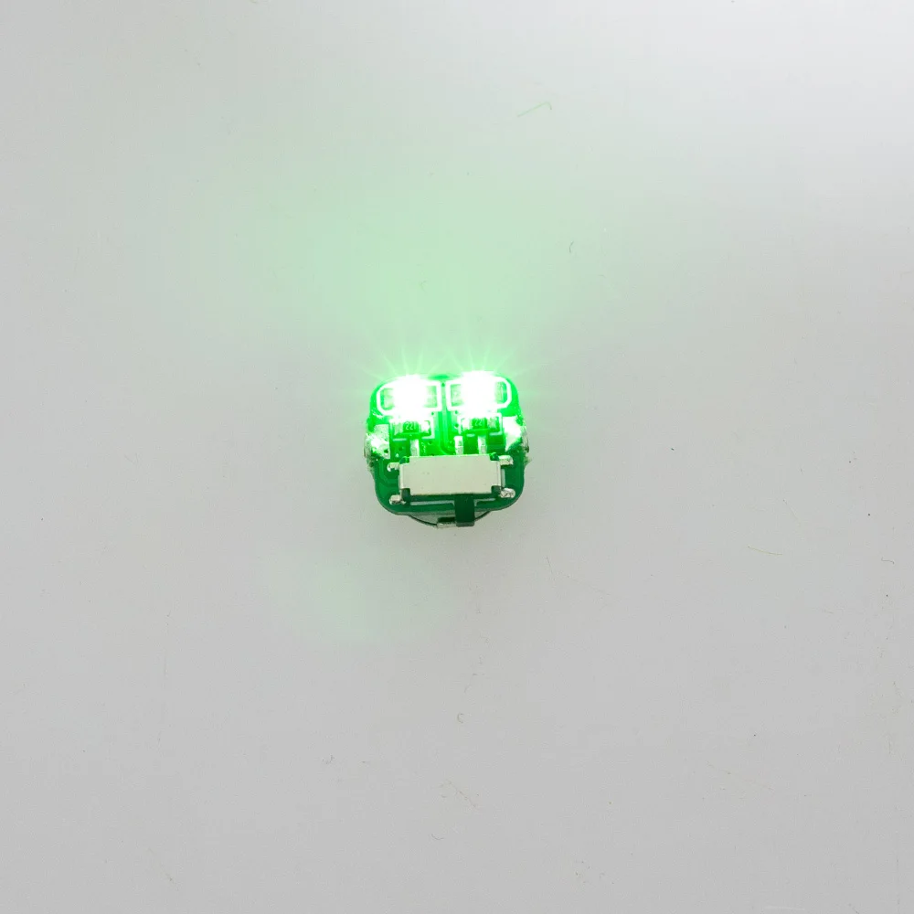 Duale LED-Leuchte mit Schalter, Kabellose Lampe für DIY-Modellbau/Gundam/Puppenhaus-Dekoration/Dioramen/Mikrolandschaften mit Batterie