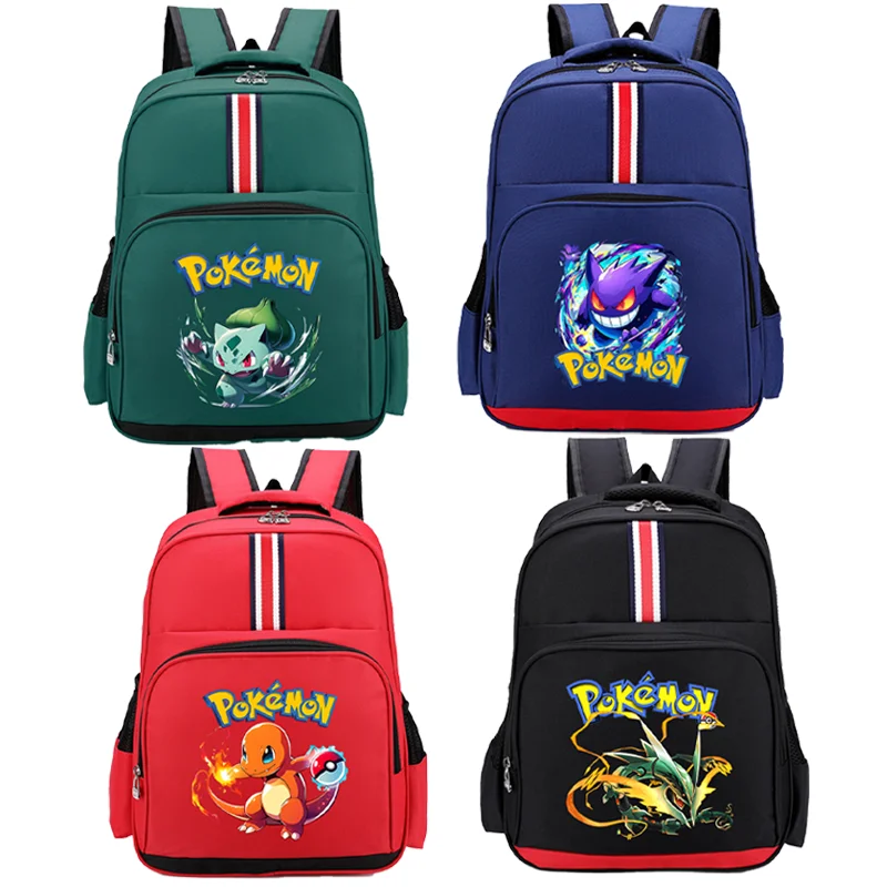 

Рюкзак с покемонами Gengar, школьная сумка, милый тотодил Пикачу, аниме, модный рюкзак для мальчиков и девочек, студенческий подростковый рюкзак, подарок на день рождения