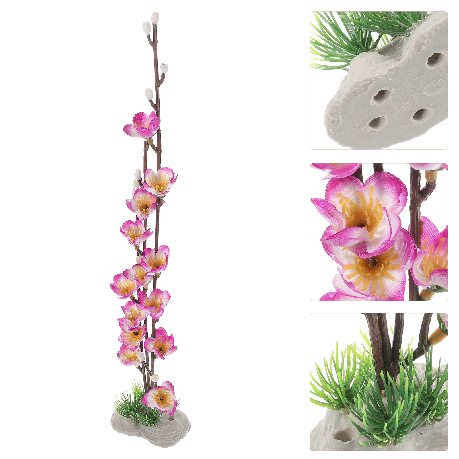 

Sushi Plate Decorations Decoration Blossom Ornament Ice Food Tray Sashimi Dish Flower Blossom Decor Decorative Fake Flower Fake