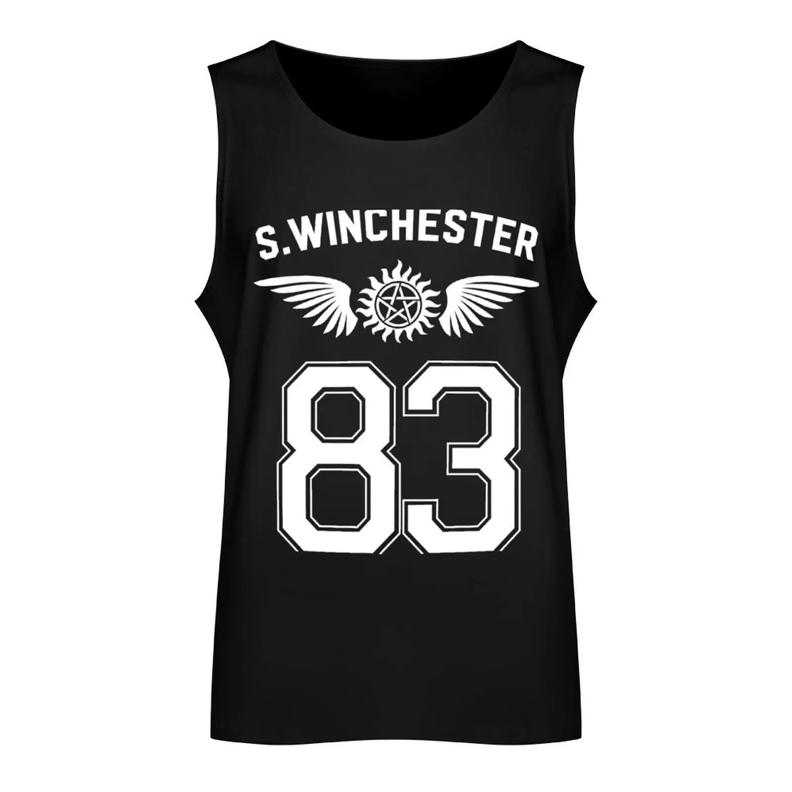 Sam winchester 83 Tank Top mens designer clothes Clothing Men's summer t-shirt