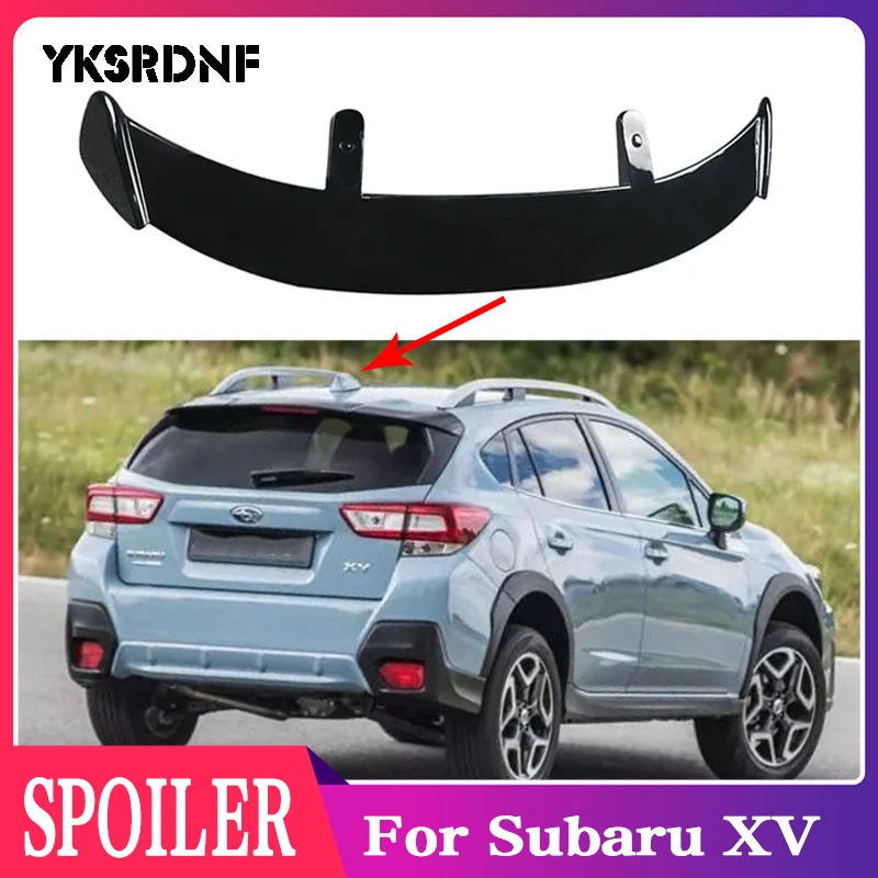 Roof Spoiler For Subaru XV 2013 - 2021 Year Type AE Carbon Surface Car Rear Trunk Wing ABS material Refit Accessories