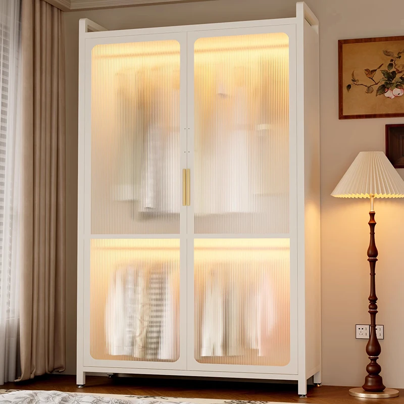 Organizador de Armario Abierto, Separadores de Dormitorio, Armario Portátil para Ropa, Armario de Exhibición para Sala de Estar, Ropero Moderno, Muebles de Hotel
