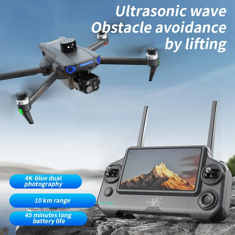 8K Aerial Photography Drone AE30 HD with Three-Axis Gimbal GPS Automatic Return Remote Control Three-Axis Gimbal RC Quadcopter