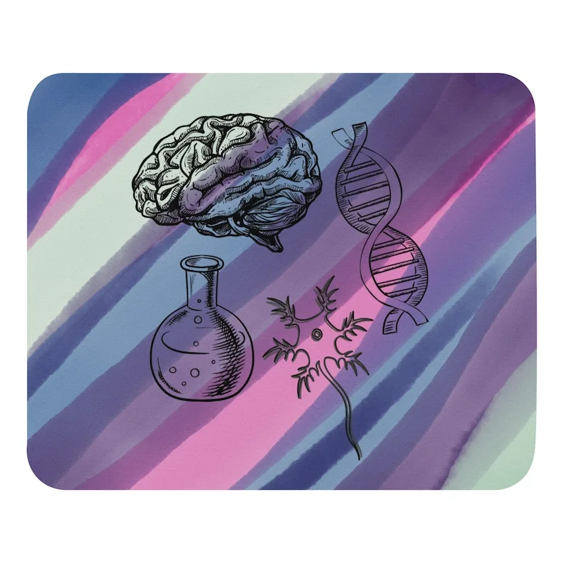 Neuroscience Mouse Pad Gamer Setup Decoration Mousepad Desk Pad Desk Accessories Set Up Gaming Pad Mousepads Office Carpet