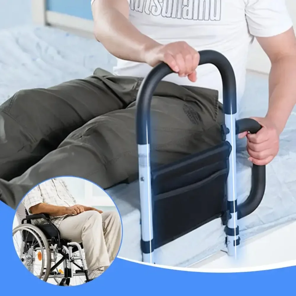 Bed Rails for Elderly Pregnant Senior Bed Safety Rail Beds Side Protection Device Height-Adjustable Elderly Bedside Guardrail