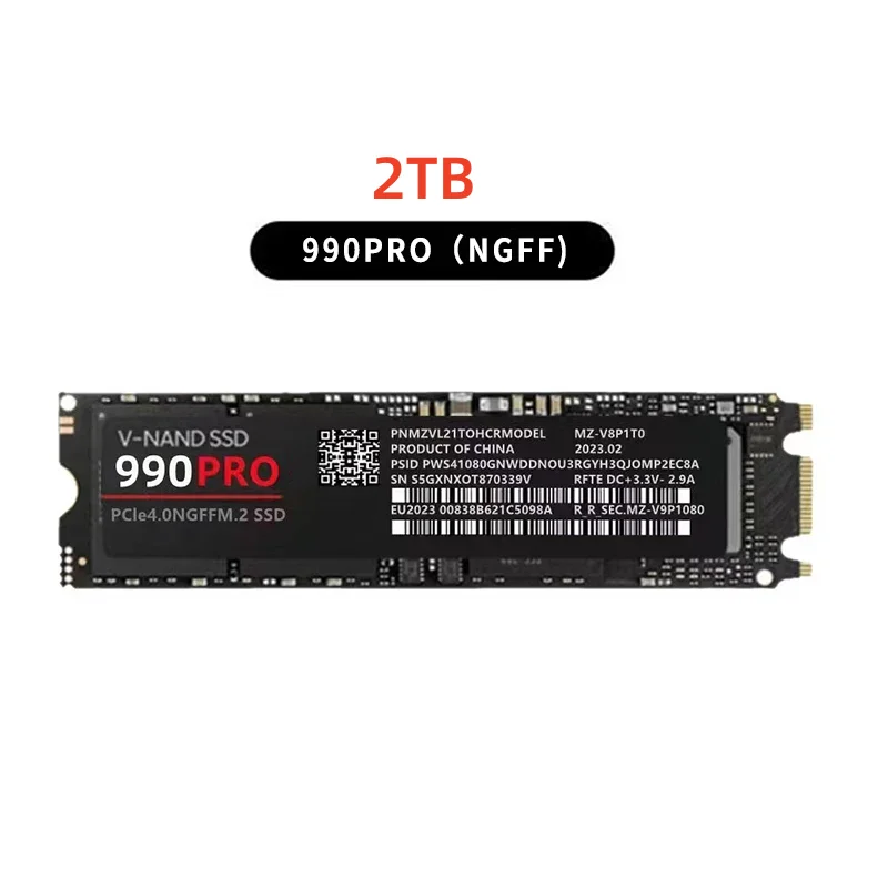 2026 new genuine 980Pro/990Pro M2 Ultra high capacity SSD portable high-speed solid state drive suitable for laptops /desktops image 3