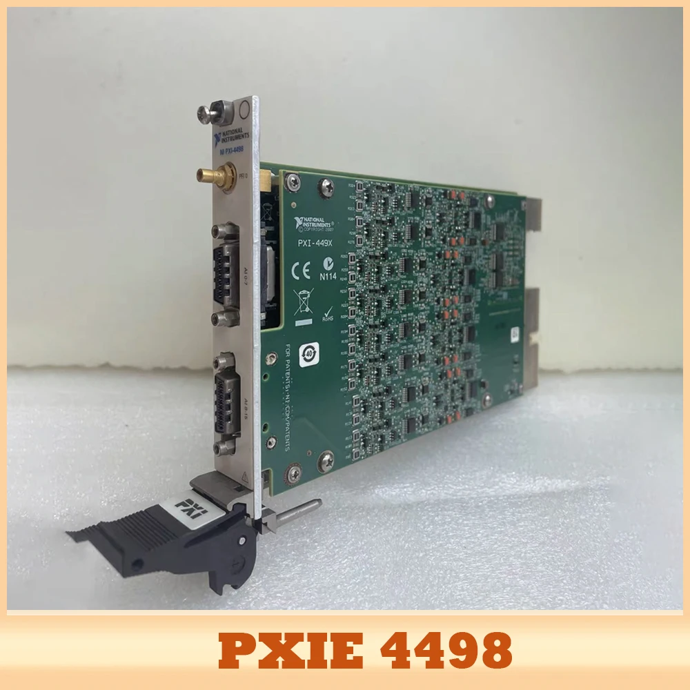 

Original USA For NI PXIE 4498 24-bit 204.8 KS/s 16-Channel Input Collection Card