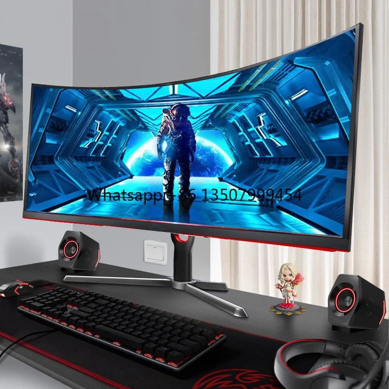 Best Gaming 1080p Resolution Lcd Monitors Curved Screen 2k Gaming PC Monitor 27 Inches Pc Computer Monitor