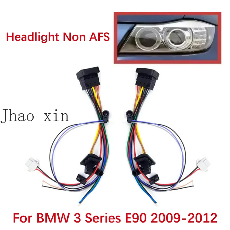 

Комплект разъемов для жгута проводов, подходит для BMW 3 серии E90, внутренний разъем 2009-2012, без AFS, жгут проводов для фар автомобиля