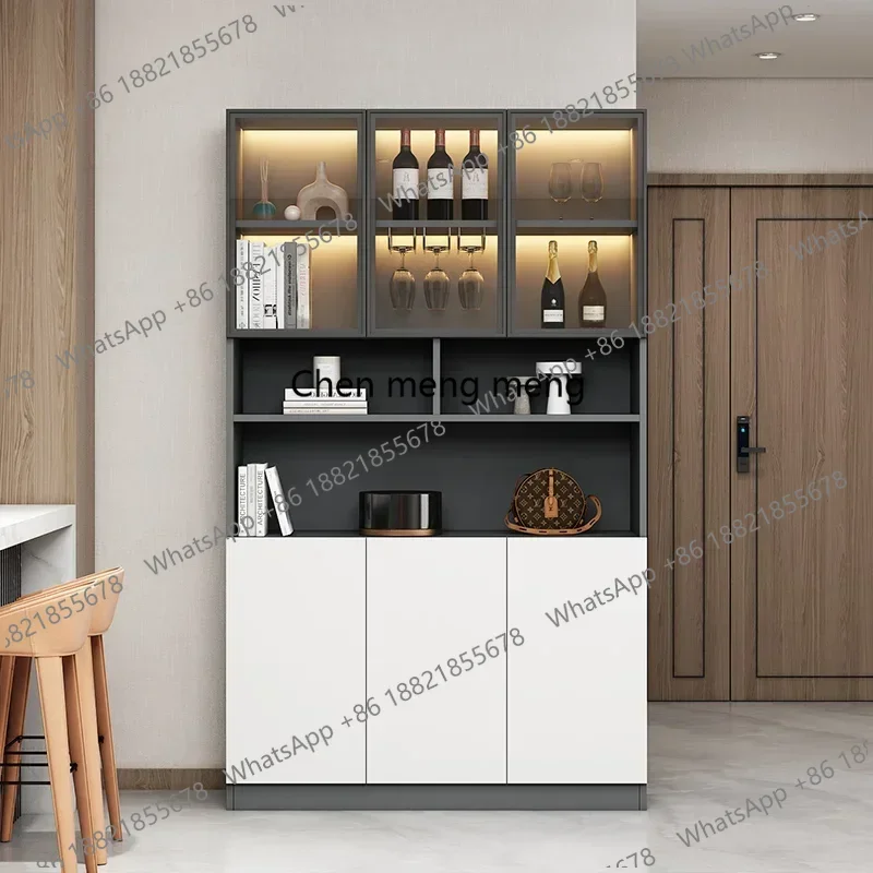 

Mobile Decoration Bar Cabinet Shelves Storage Restaurant Wine Cabinet Multifunctional Designer Armoire Chinese Style Furniture