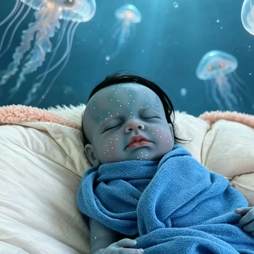 48cm-reborn-loulou-baby-full-vinyl-doll-3d-blue-skin-soft-touch-diy-girl-doll-no-clothes-or-blanket