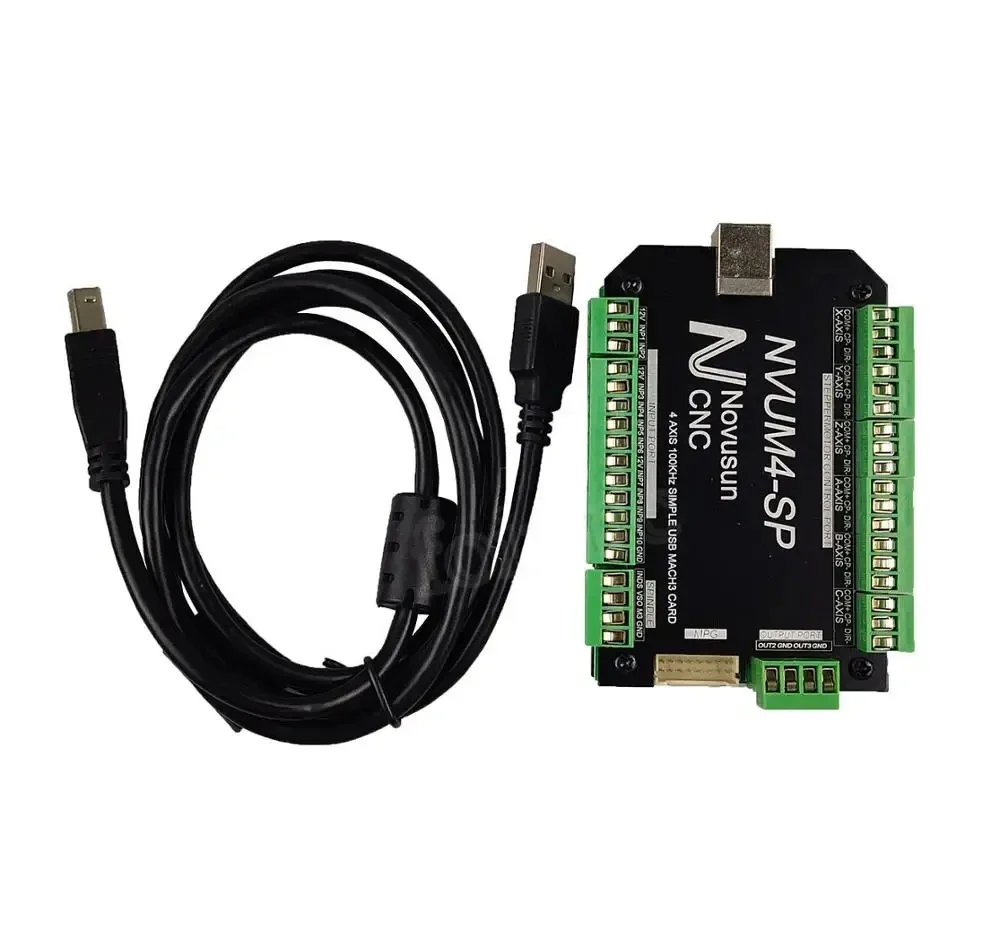 

Mach3 USB interface NVUM-SP cnc motion controller nvcm 3/4/5/6 axis cnc motion control card metal case does not