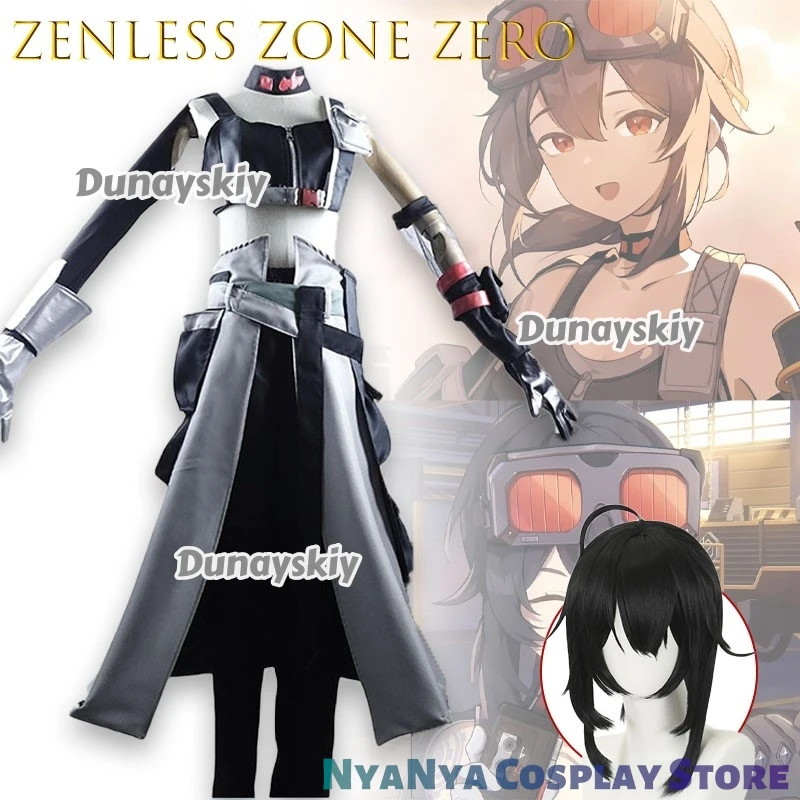 ‌ Zenless Zone Zero Grace Howard كوسبلاي كوسبلاي أنيمي لعبة الزي للجنسين مجموعة مخصصة كاملة مجموعة مثير للهالوين الزي أصيلة
