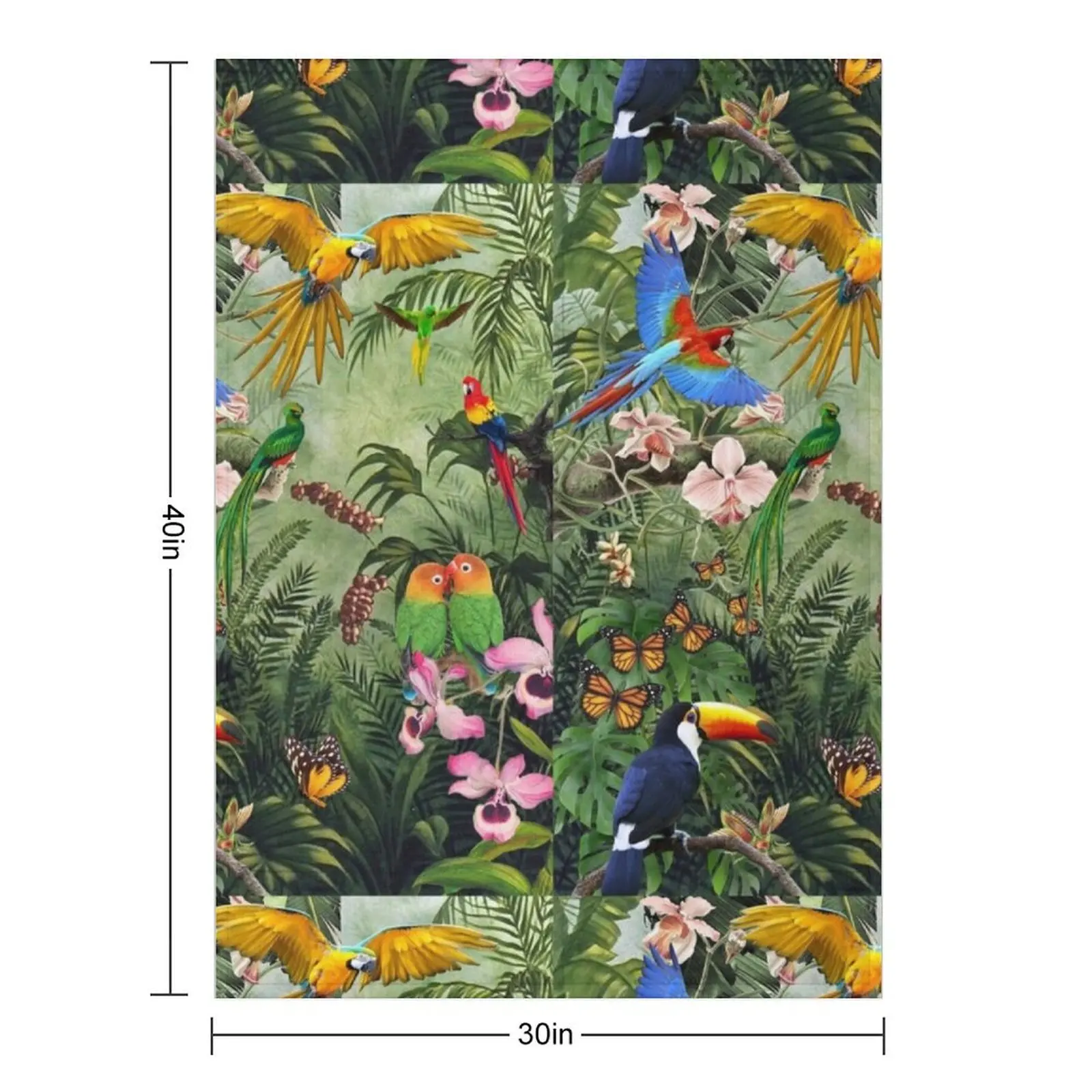 Paradise Throw Blanket sofa bed blankets ands warm for winter Flannel Bed Fashionable Weighted Blankets