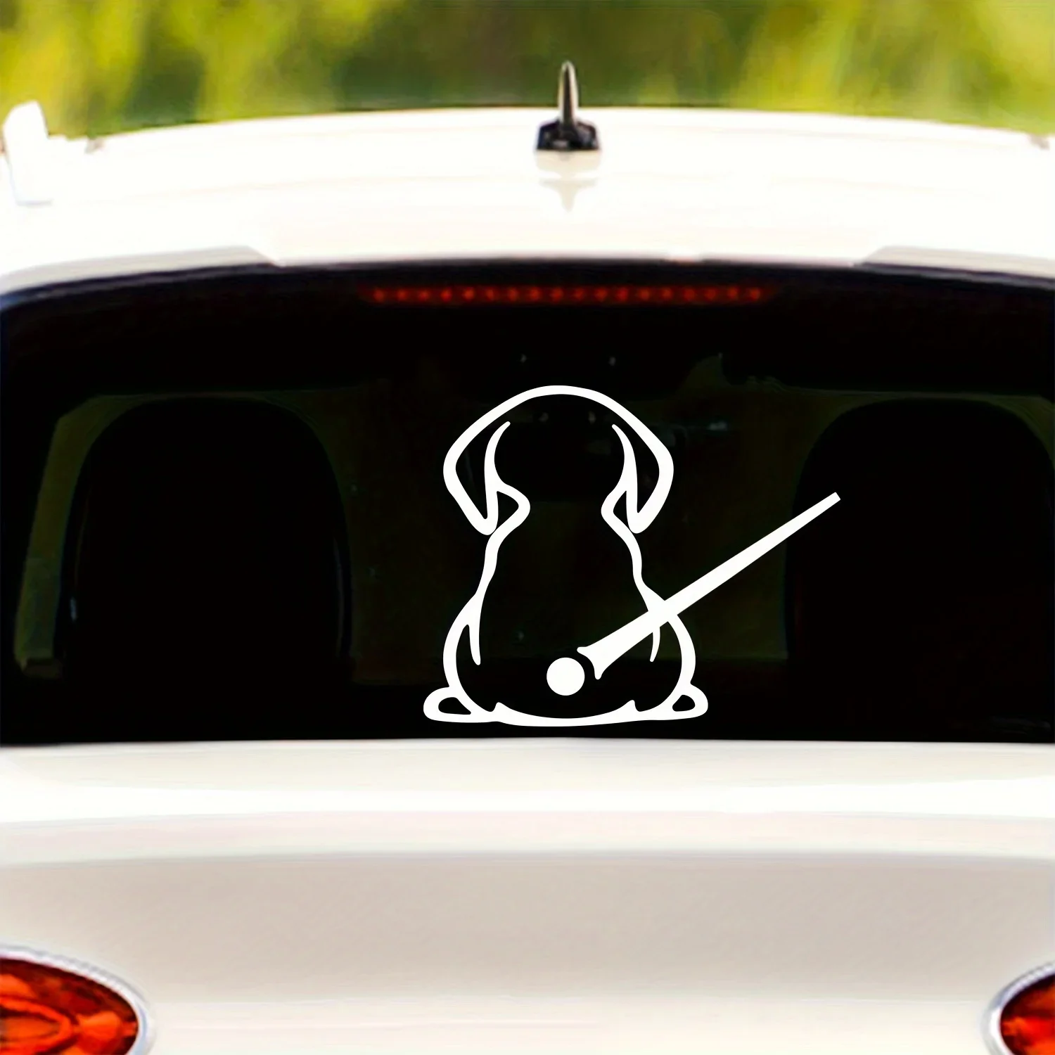 

1 шт. Забавная наклейка на автомобиль с милой собакой, движущим хвостом, водонепроницаемая виниловая наклейка на стеклоочиститель, декор для авто