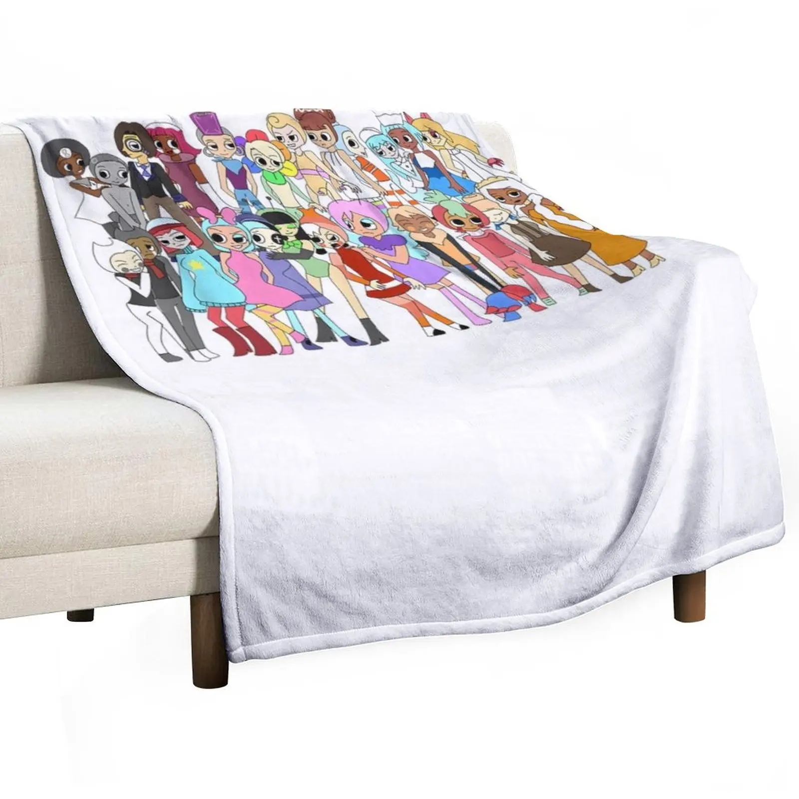 Human Group Of Game Throw Blanket Thins halloween Blankets Sofas Of Decoration Luxury Luxury Designer warm winter Blankets