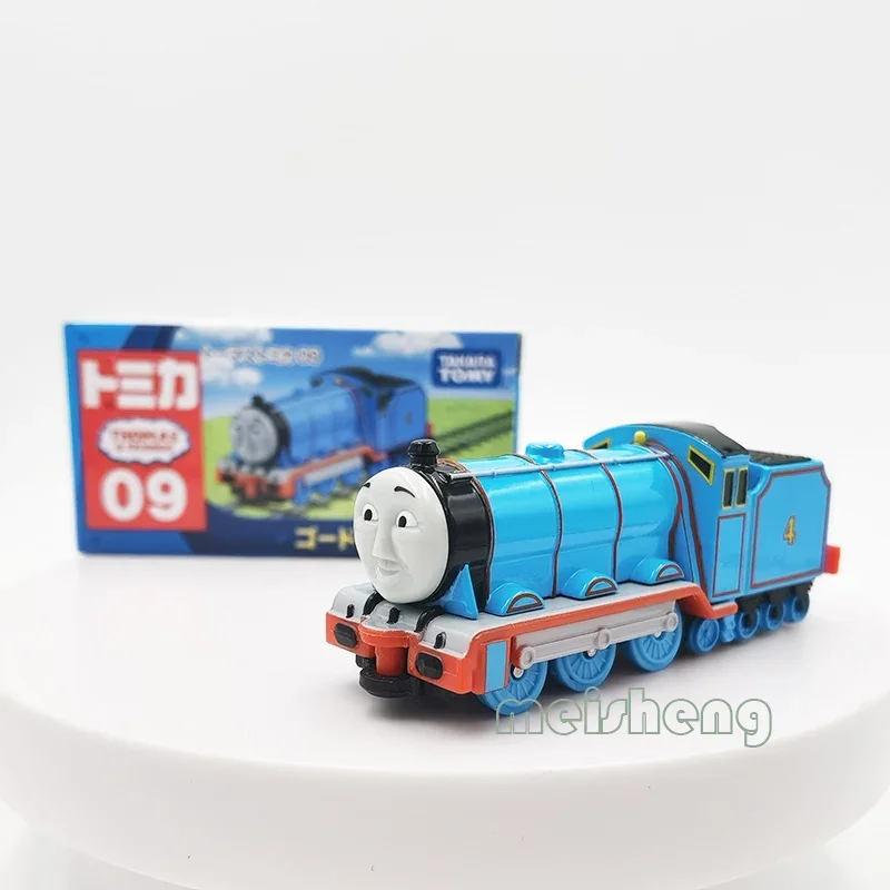 Takara Tomy Tomica Alloy Car Model No. 156 Thomas Fat Controller Small Locomotive Children\'s Toy, A Christmas Gift for Children