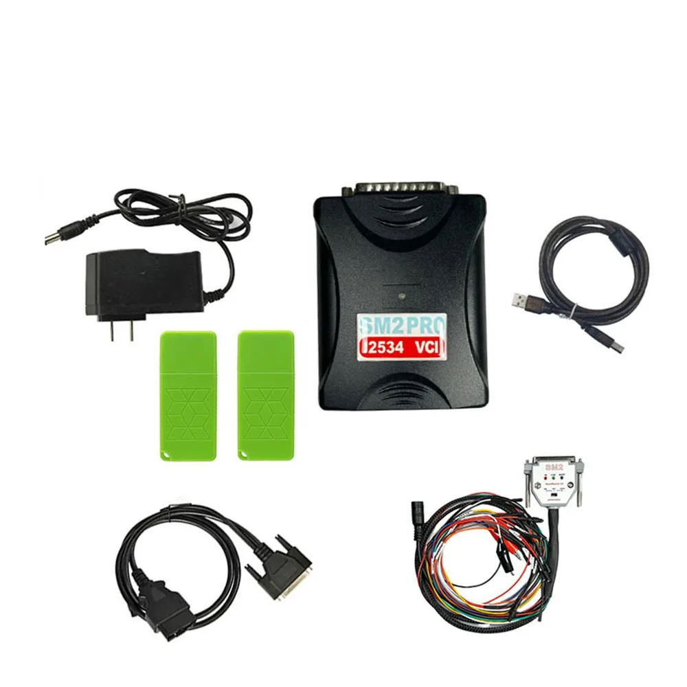 SM2 PRO J2534 Professional Automotive Diagnostics and Programming Tool Including Two Different Version Dongles