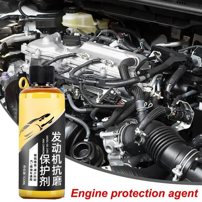 100ml Efficient Engine Anti-wear Protection Agent Carbon Removal Noise Reduction Car Engine Oil Care Anti-Wear Protection Agent