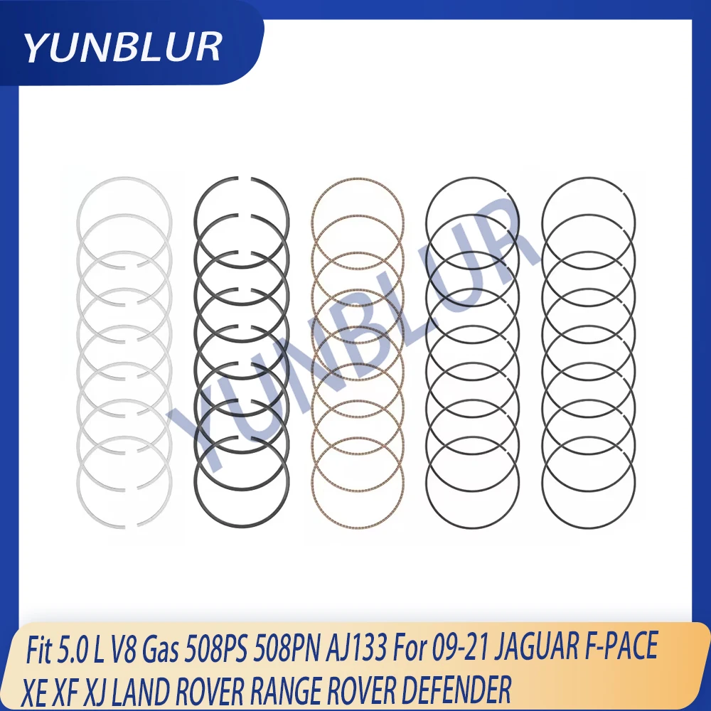 

STD Engine Piston Ring Kit Fit 5.0 L V8 Gas 508PS 508PN AJ133 For 09-21 JAGUAR F-PACE XE XF XJ LAND ROVER RANGE ROVER DEFENDER