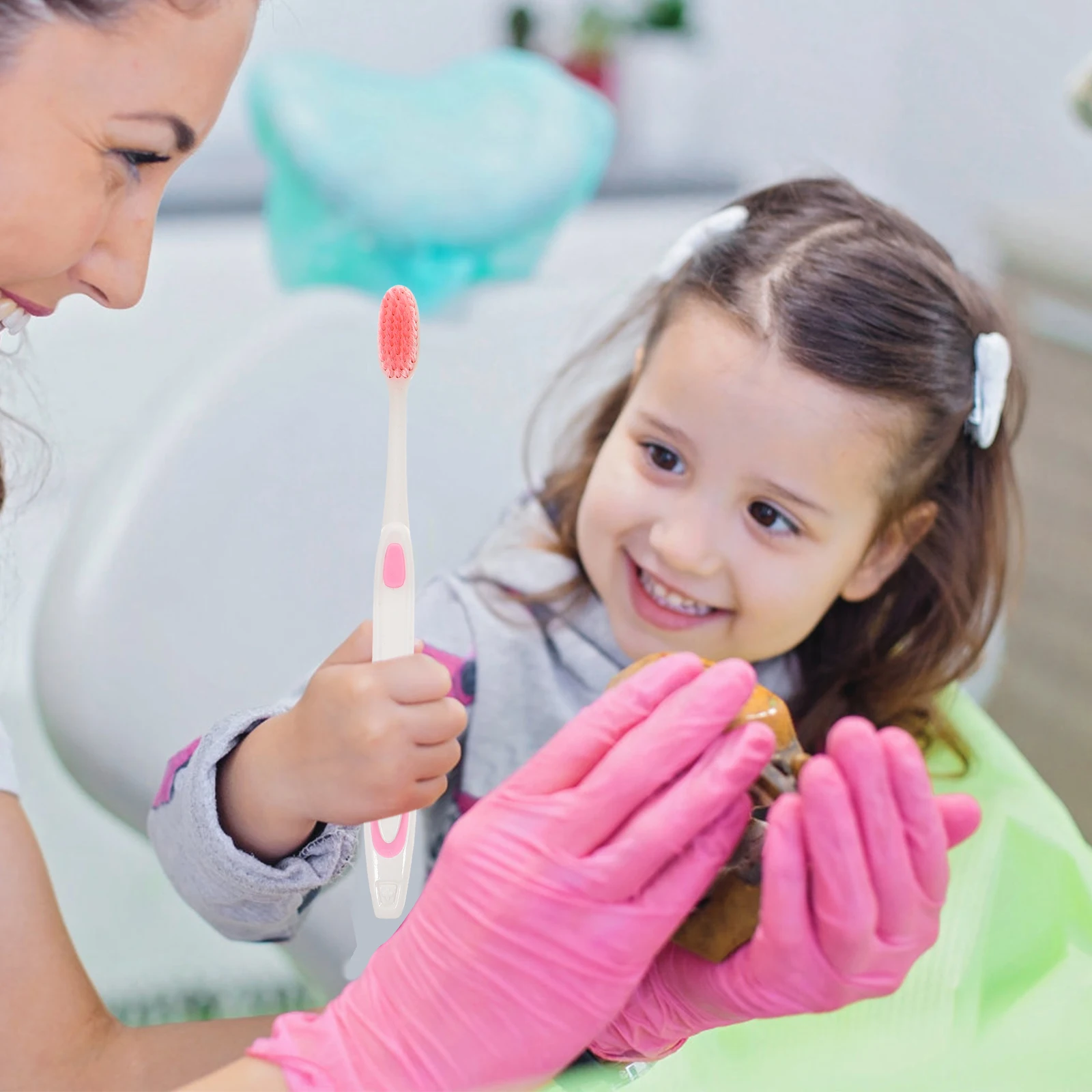 

4pcs Ultra Nano Anti- Soft Bristle Cleaning Gingival Protection Ergonomic Anti-Slip Handle Teeth Cleaning